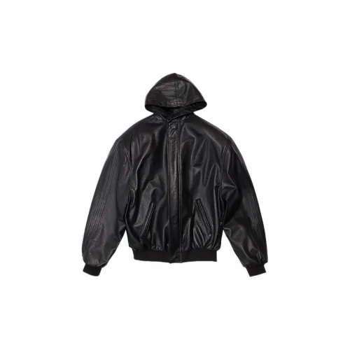 Balenciaga X Adidas Leather Hooded Blouson 