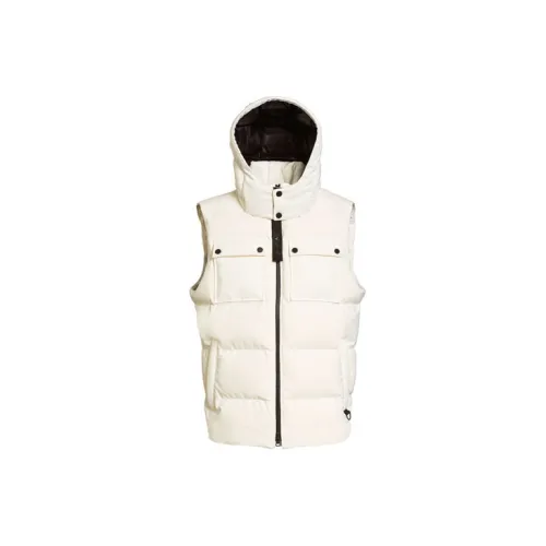 Moose Knuckles Vests Men Milk White