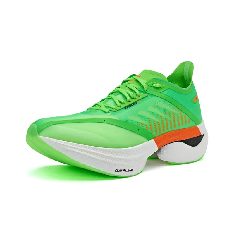 361° Speeding Versatile And Intricate Breathable And Resilient Low Top Running Shoes Men's Light Green-1