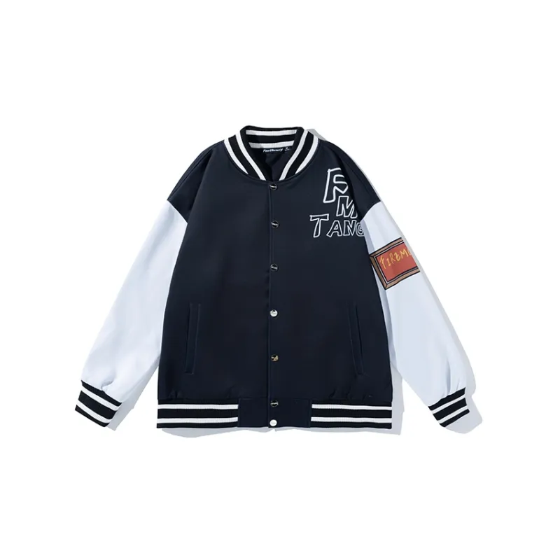 FireMonkey Baseball Jerseys Unisex Black/White-1