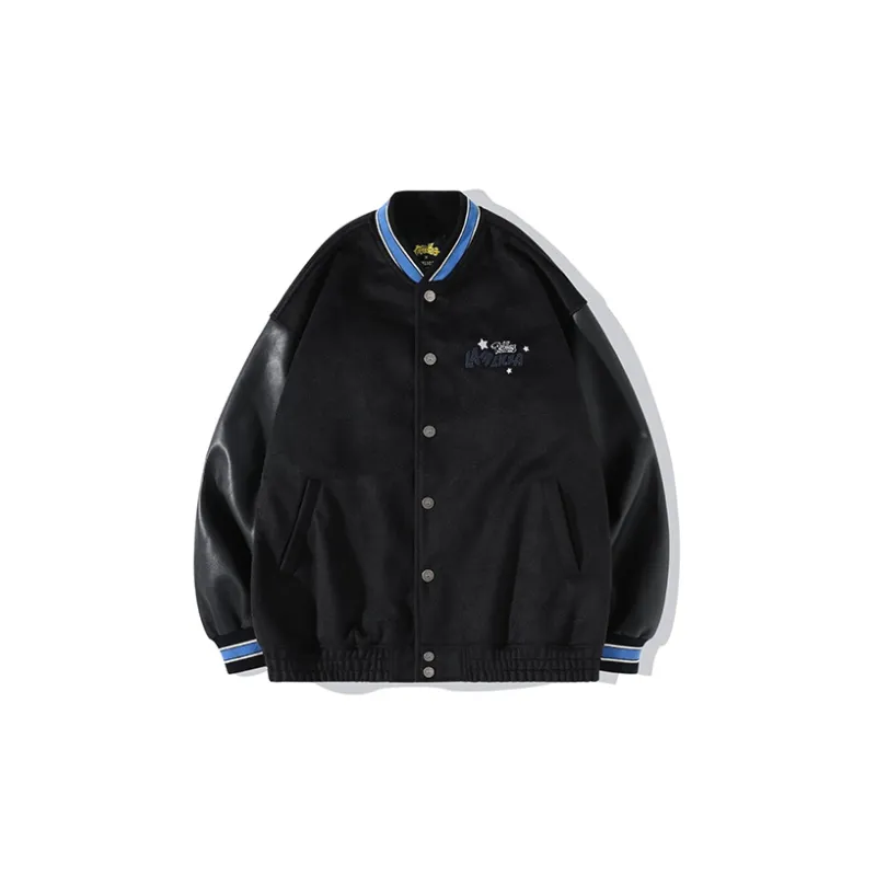 LAMLICKA Baseball Jerseys Unisex Black-1