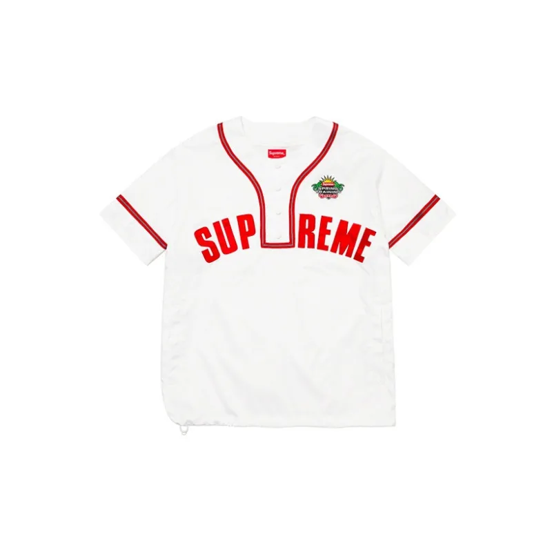 Supreme Snap Off Long Sleeve Baseball Top-1