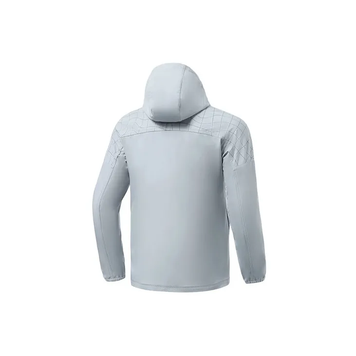 LiNing Running Collection Jacket Men's Coin Gray-1