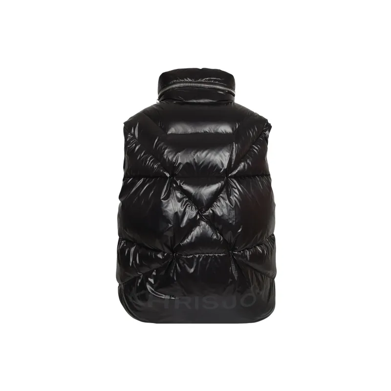 KHRISJOY Button Up Puff Oversized Gilet-1