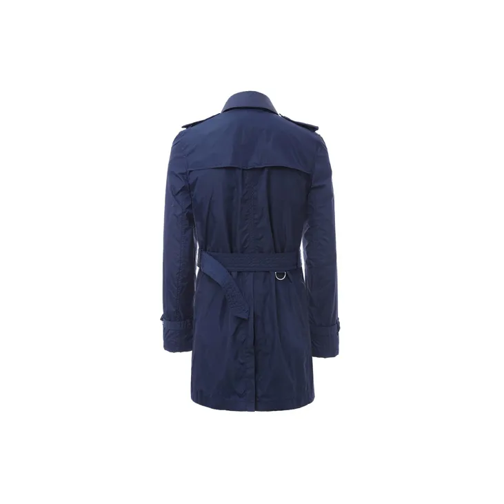 Burberry Trench Coats Men Dark Blue-1