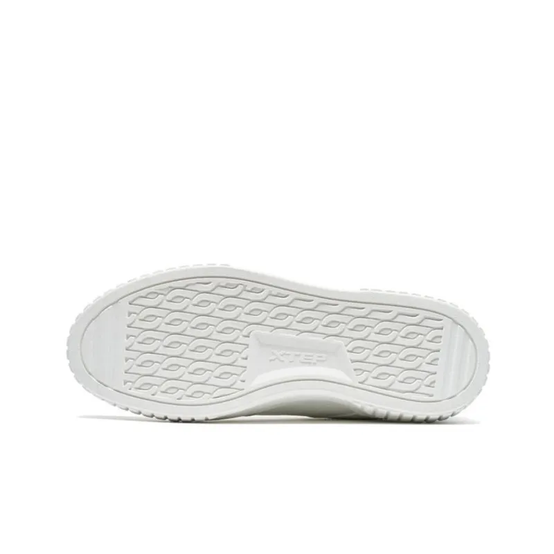 GUAISHOUDAXUE x XTEP Skateboard Shoes Women's White Blue-3