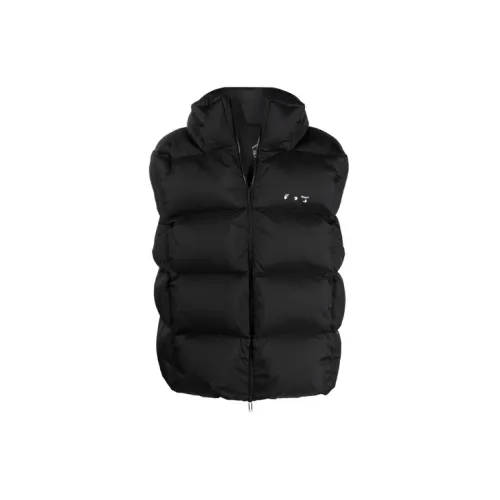 OFF-WHITE Down-feather Logo-print Gilet