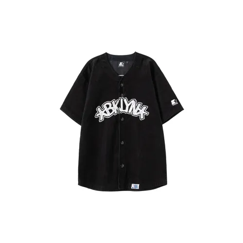 Nba X STARTER Baseball Jerseys Unisex Black