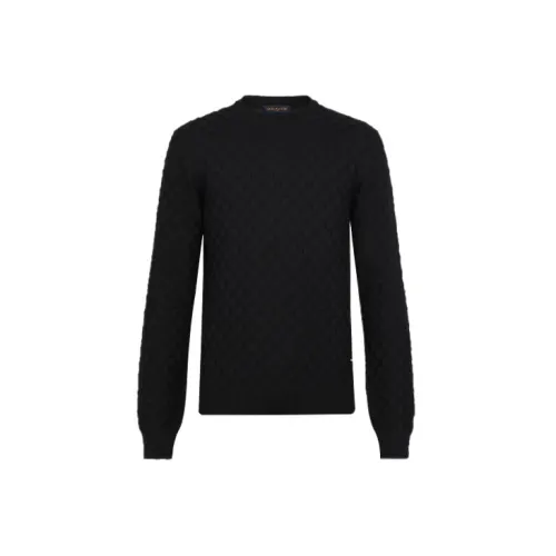 LOUIS VUITTON New Quarterly Products Of LV Sweater Men Black