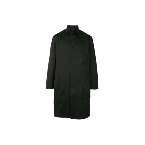 Yohji Yamamoto Trench Coats Men Black