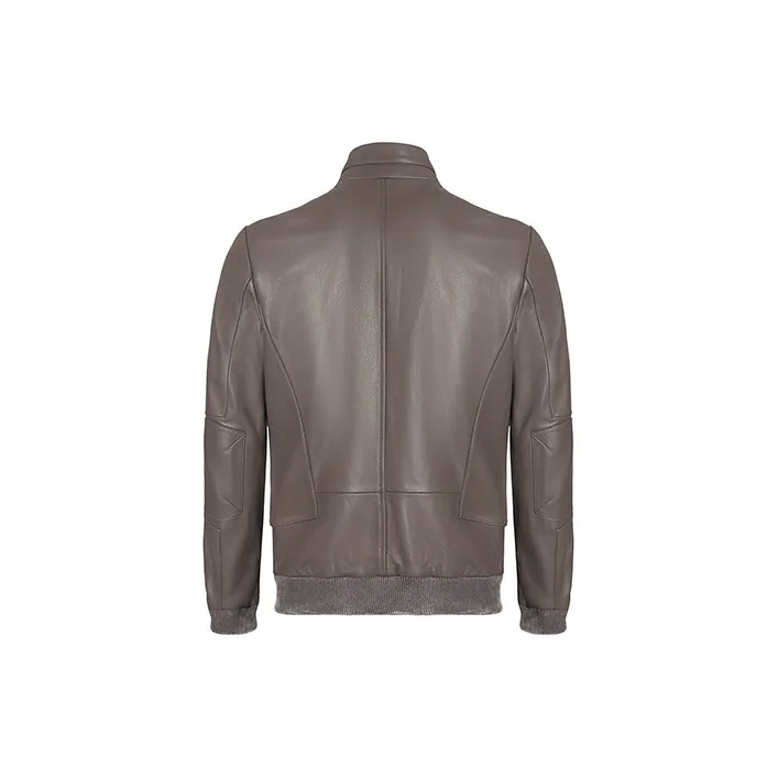 LIU·JO UOMO Leather Jackets Men Light Brown-1