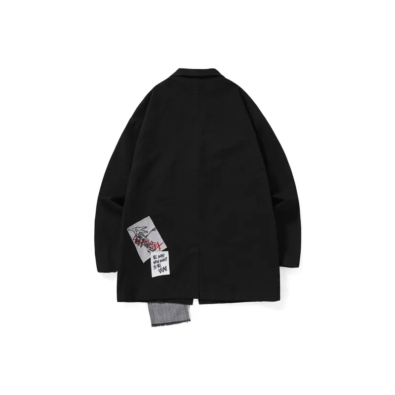 GENANX Business Suits Unisex Black-1