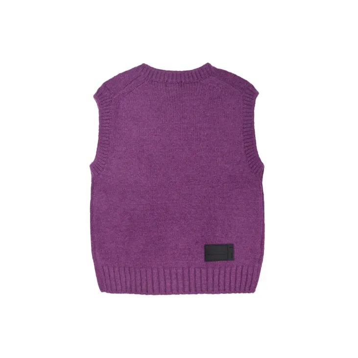 WE11DONE Vests Unisex Purple-1