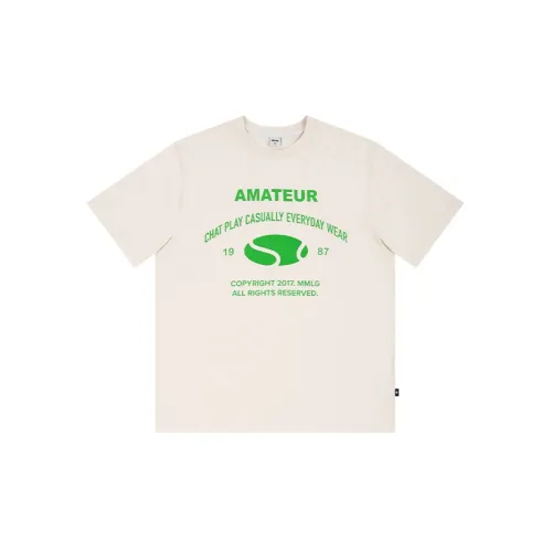 Mmlg T-Shirts Unisex Off White