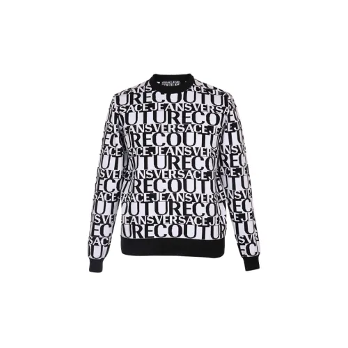 VERSACE JEANS COUTURE Sweaters Men Black/White