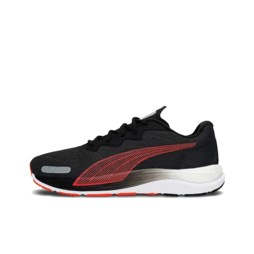 PUMA Velocity Nitro 2 Running Shoes Men Low-Top Black/Red/White