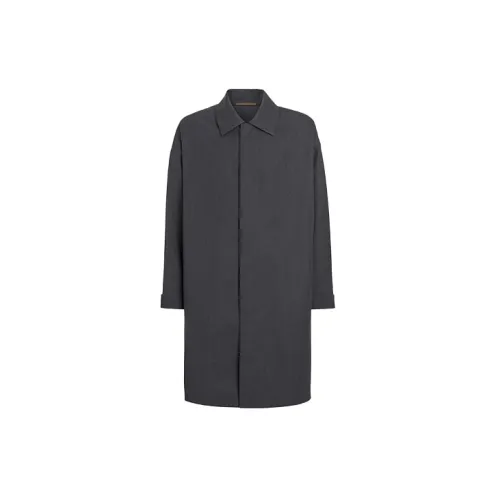 Fear Of God X Ermenegildo Zegna Trench Coats Men Gray