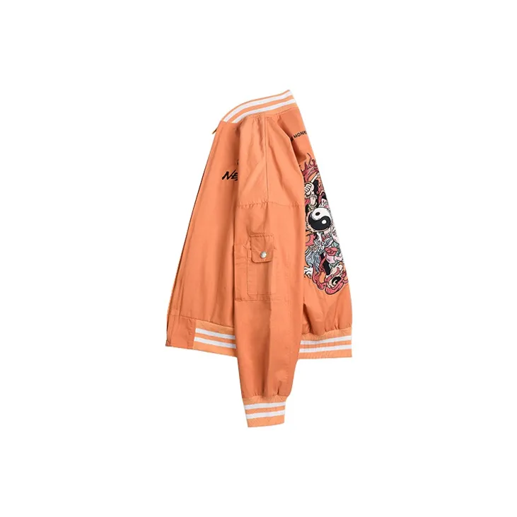 WOOKONG Baseball Jerseys Unisex Orange-2