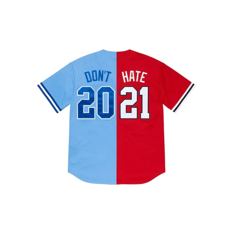 Supreme Don't Hate Baseball Jersey-6