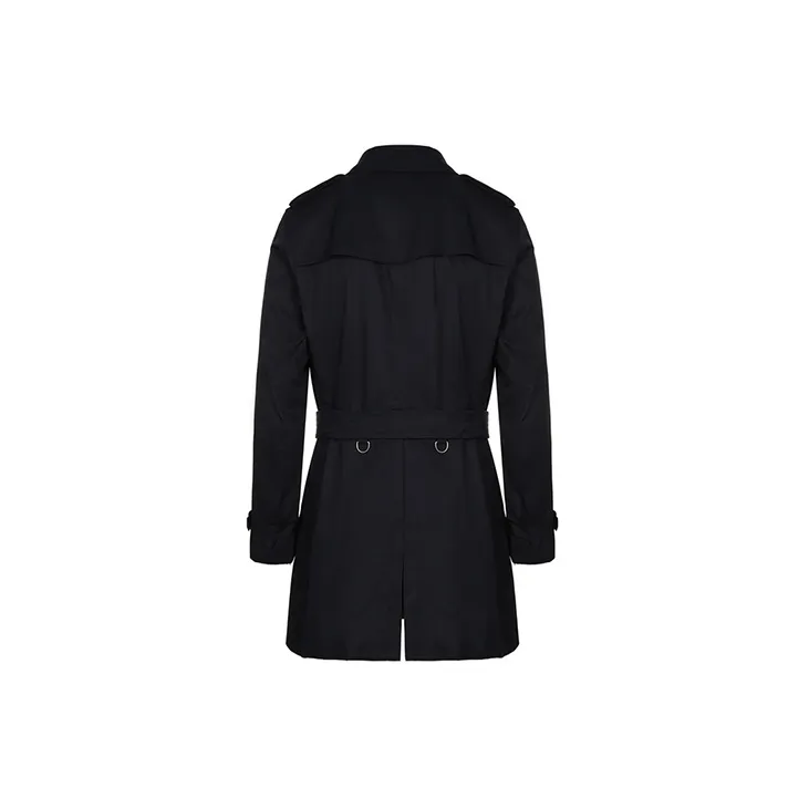 Burberry Trench Coat Men's Dark Blue-1