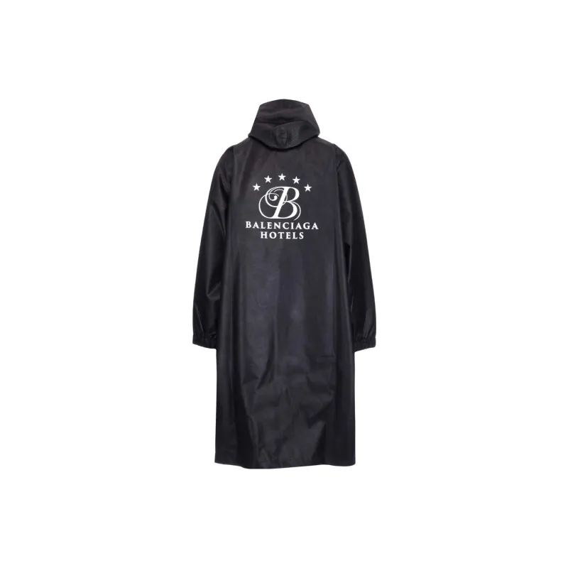 Balenciaga SS22 Trench Coat Men's Black-1