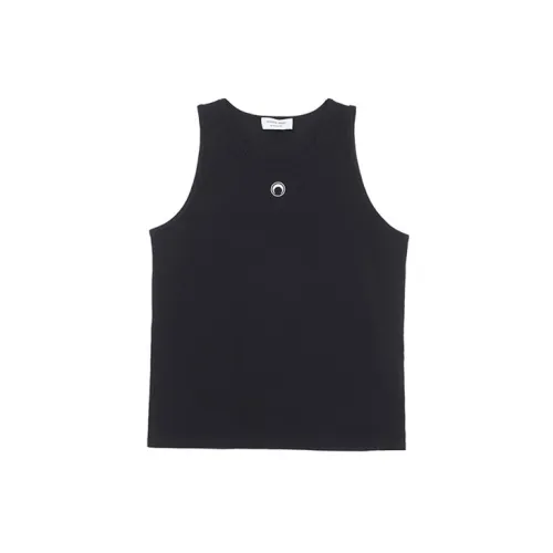 Marine Serre Chest-Logo Tank Top 