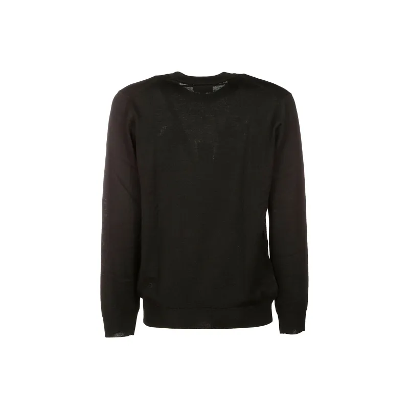 LACOSTE Fitted Knitwear Men's Black-1