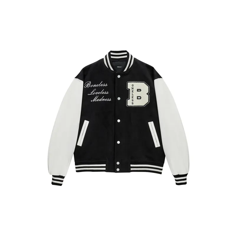 BONELESS Skeleton Pattern Unisex Baseball Jersey-1