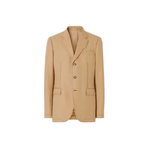 Burberry Business Suit Men Camel