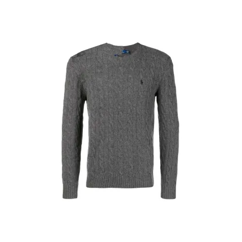 Polo Ralph Lauren Cashmere Sweaters Men Gray