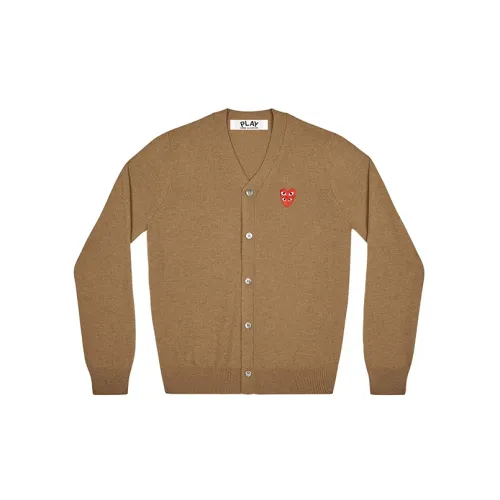 CDG Play Sweaters Men Brown