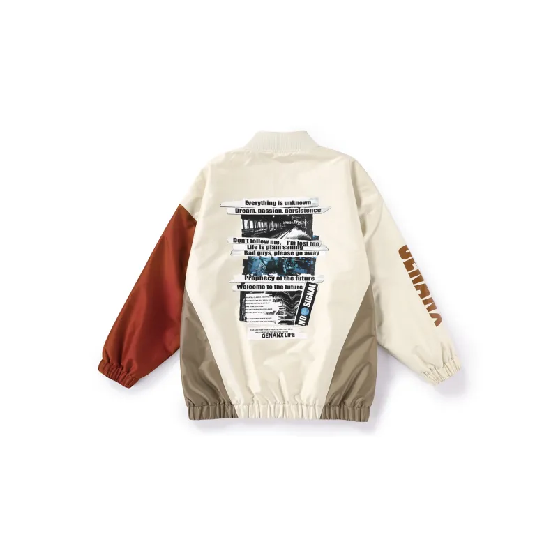 GENANX Baseball Jerseys Unisex Apricot-1