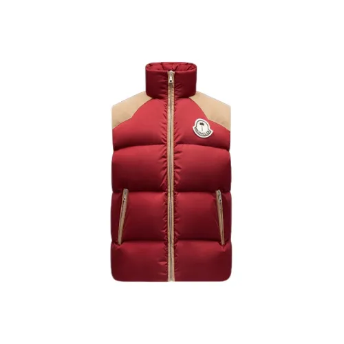 Palm Angels MONCLER GENIUS X PALM ANGEL Vests Unisex Red