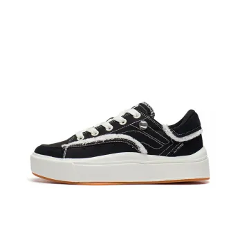 LiNing Comfy Low Top Skateboard Shoes Men's Black White