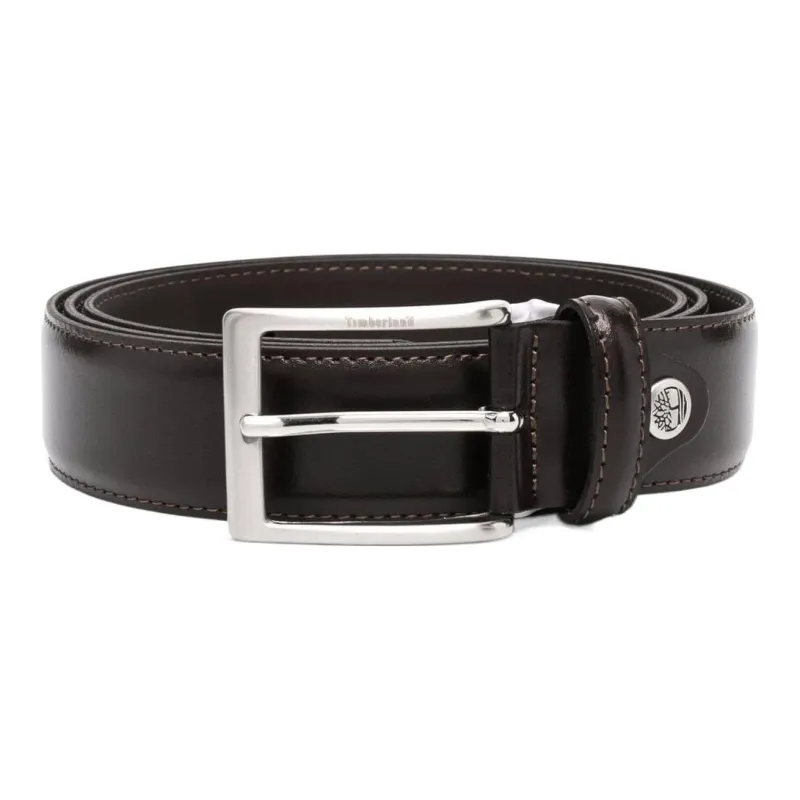 Timberland Leather Belts Unisex Brown-0