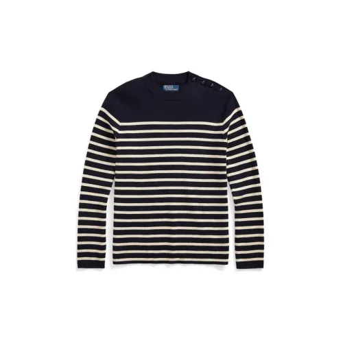 Polo Ralph Lauren Cashmere Sweaters Men Marine Blue