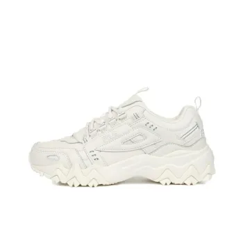 FILA Oakmont Cushioning Anti Slip And Wear Resistant Low Top Casual Shoes Unisex Ecru Korean Style