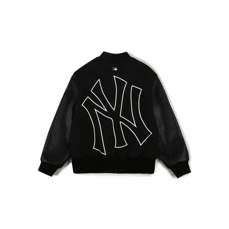 MLB Baseball Jacket Unisex Black-1
