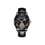 302 All Black Black Dial Leather