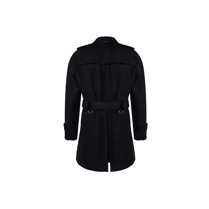 Burberry Trench Coat Men's Black-1