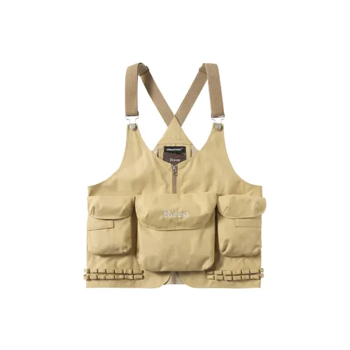 ENSHADOWER Vests Unisex Khaki