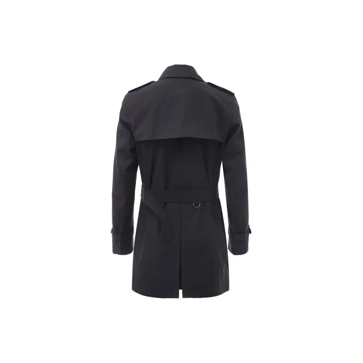 Burberry Trench Coat Men's Dark Blue-1