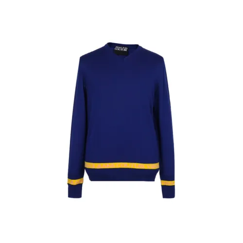 VERSACE JEANS COUTURE Sweaters Men Royal Blue