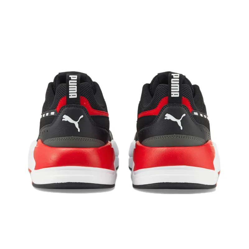 PUMA X-Ray 2 Cushioning Anti-Slip And Wear-Resistant Low-Top Casual Shoes Men's Black Red-3