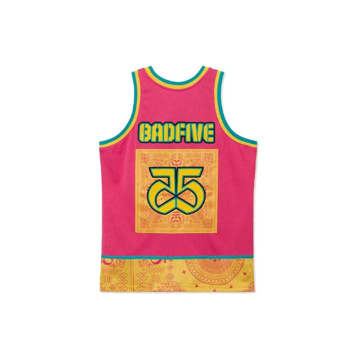 LiNing Basketball Jersey Men's Pink-1