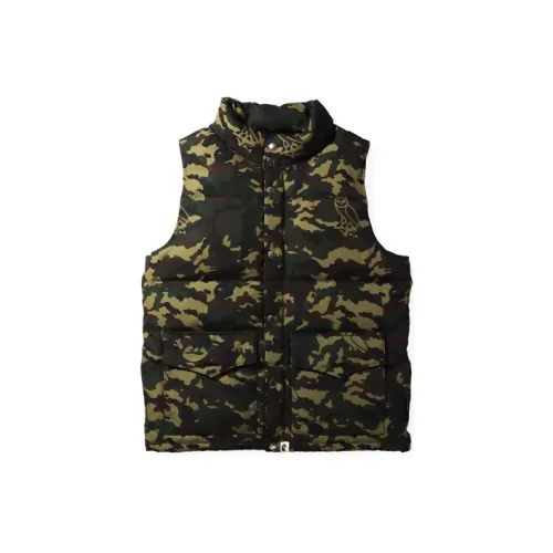 A BATHING APE Bape® X Ovo Fall/Winter 2021 Collection Vests Unisex Green