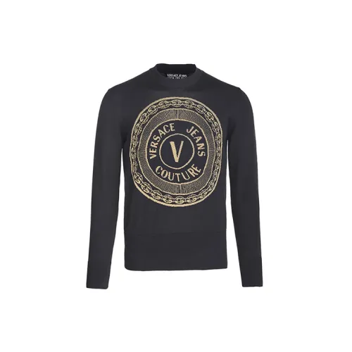 VERSACE JEANS COUTURE Sweaters Men Black