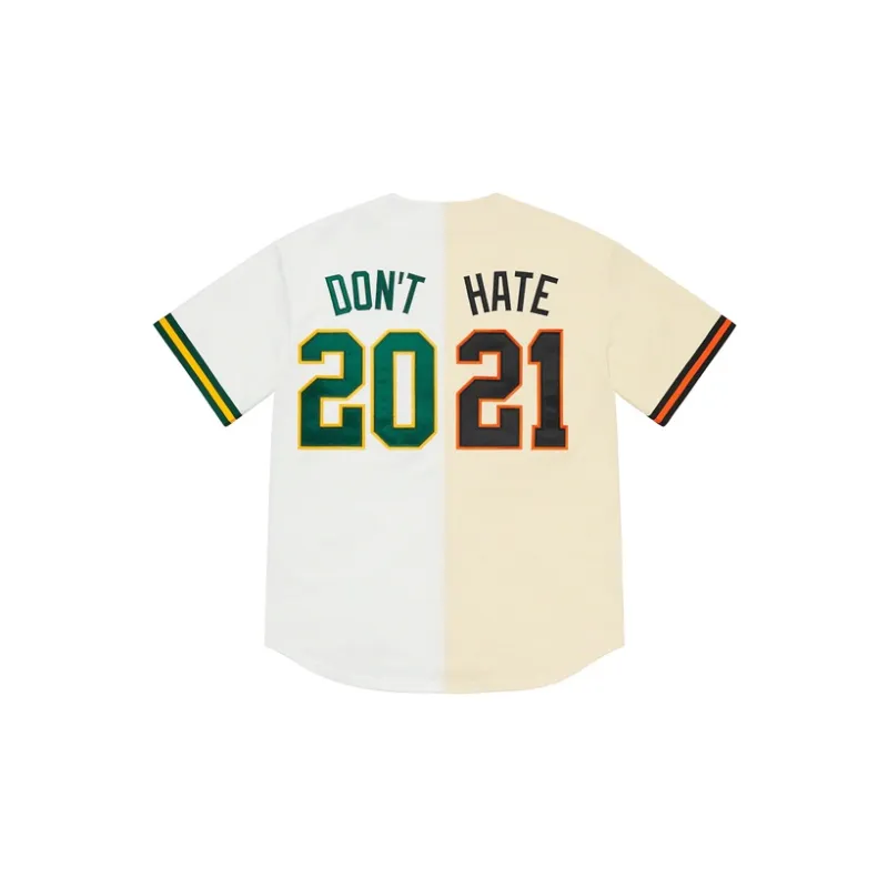 Supreme Don't Hate Baseball Jersey-3