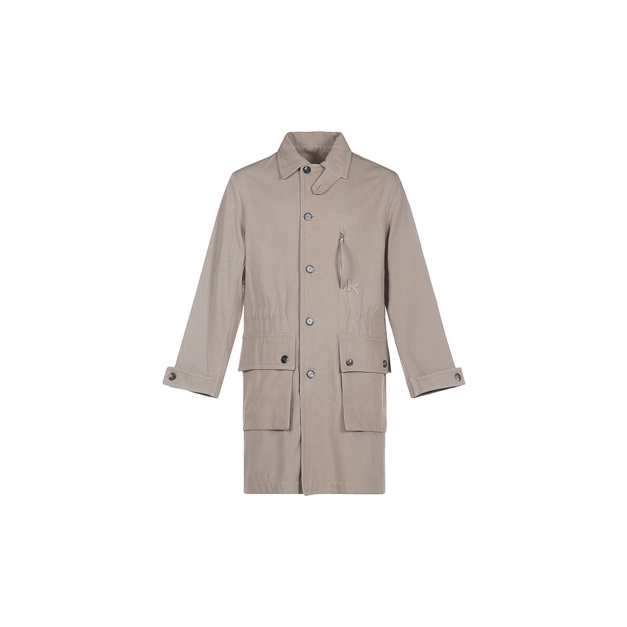 KENZO Trench Coats Men Khaki Cheap Rcj Jordan Outlet