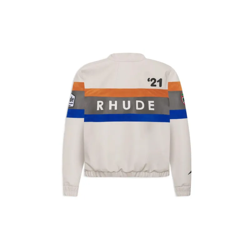 RHUDE X McLaren Leather Rhacing Jacket-1